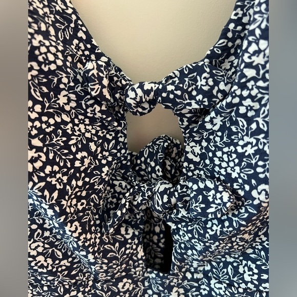 Polo Ralph Lauren NWT Navy Blue Floral Double Front Tie One Piece Bathing Suit - Picture 12 of 16